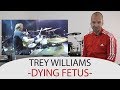 Drum Teacher Reacts to Trey Williams  - Drummer of Dying Fetus