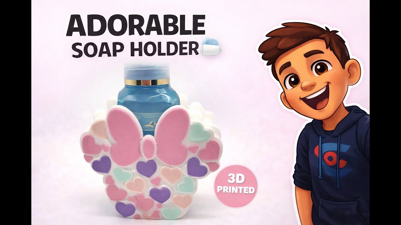 Minnie Mouse Soap Holder | 3D Printed Disney-Inspired Decor