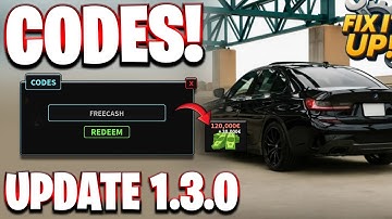 NEW! ALL UPDATE 1.3.0 CODES FOR FIX IT UP! ROBLOX FIX IT UP CODES