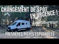 Changement de spot en urgence et premieres pistes laventure commence  camping car  vanlife