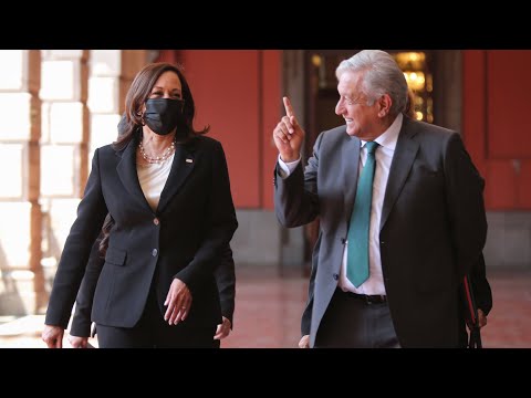 Visita oficial de la vicepresidenta de Estados Unidos, Kamala Harris, desde Palacio Nacional