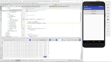 Android Coding 7 Start and stop service on android