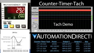 Counter/Timer/Tach (CTT): Tachometer Demo from AutomationDirect