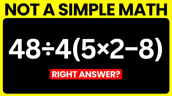 Simple Numbers, Tricky Precedence The Test That Fools Most Adults! ❌