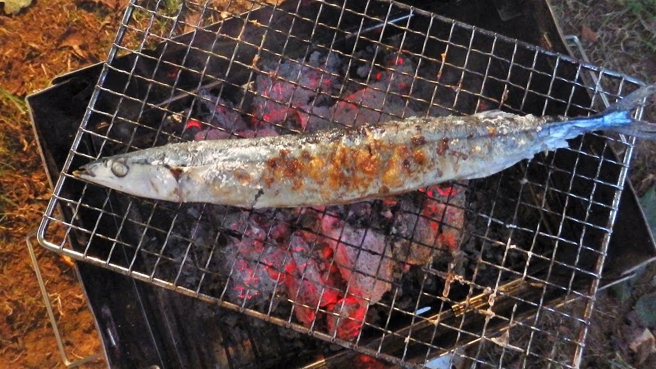 陸遜 焼き魚でキャンプ 17 09 03 Youtube