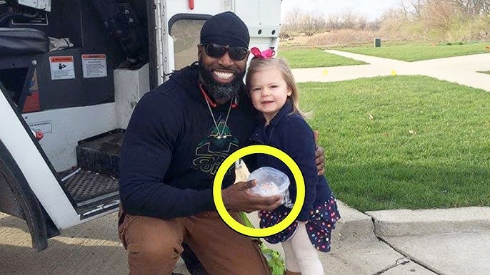 Girl Gives Garbage Man Cupcake Every Week Until Dad Follows Him And Sees  Why - YouTube