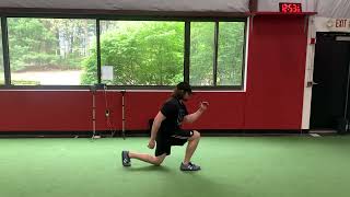 Pull-Back Butt-Kick to Forward Lunge