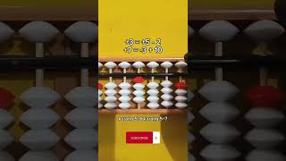 Tambah 3 Tambah 1 Tambah 3 #abacus #sempoa #shorts