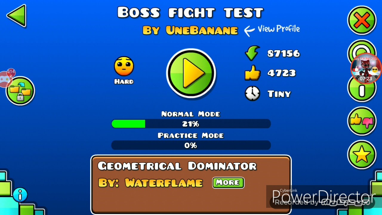Boss Fight!!!Geometry Dash fases online! YouTube