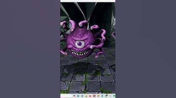 Beholders animated for 3DCanvas #dungeonsanddragons #foundryvtt #3danimation #3dvtt