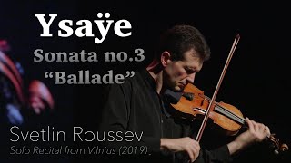 Ysaye Solo Sonata No. 3 