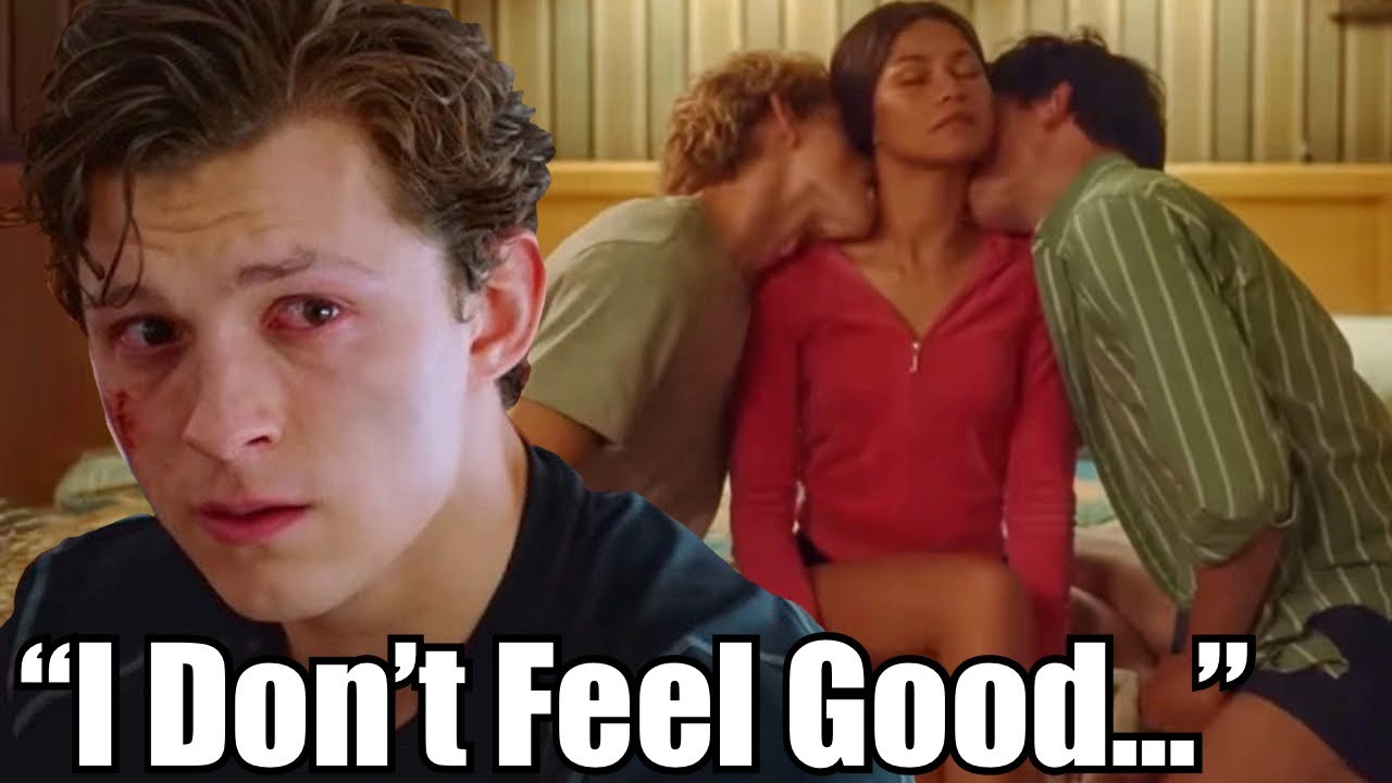 Tom Holland Reacts to Zendaya CHALLENGERS Trailer - YouTube