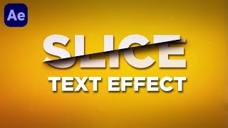 Mastering the Slice Text Effect in After Effects: Step-by-Step Tutorial in Hindi