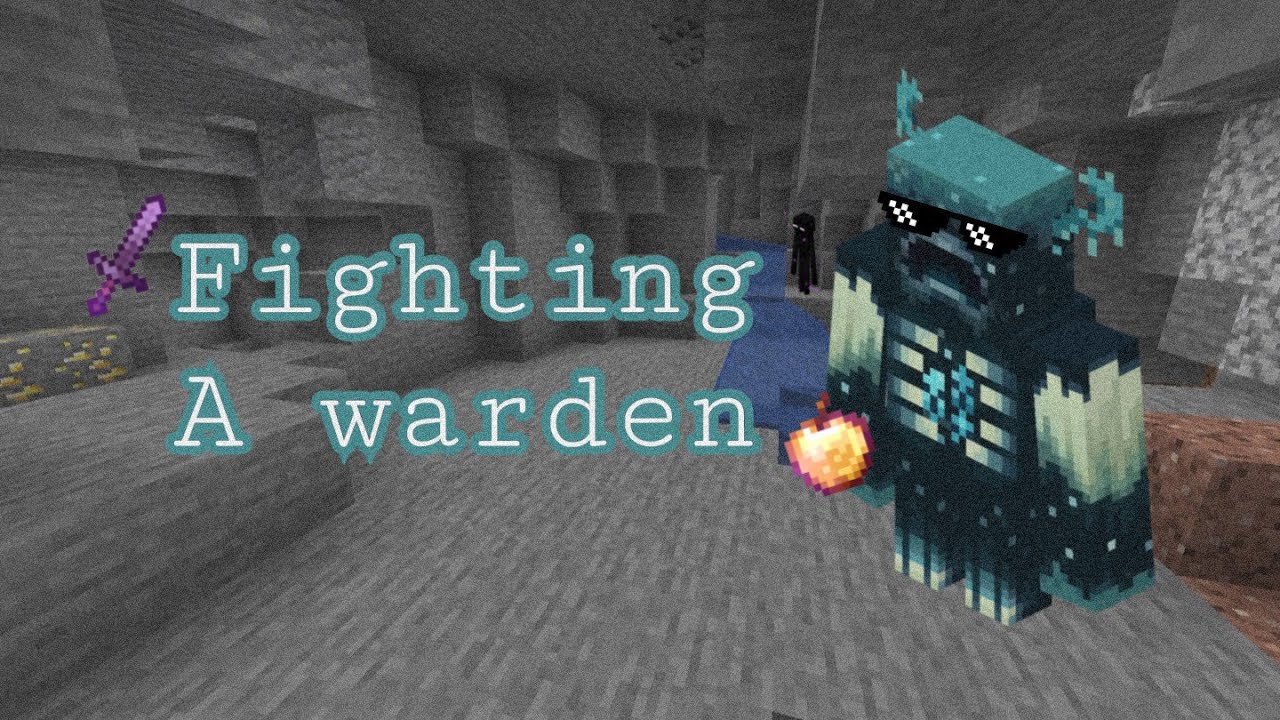Fighting a warden [ Minecraft fighting new things ] p2 - YouTube