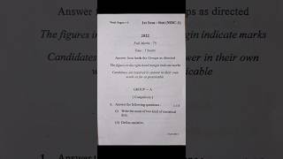 Comment for more 😊 #2022 #bcom #kolhan_university #questionpaper #sem1 #statistics #external #mdc