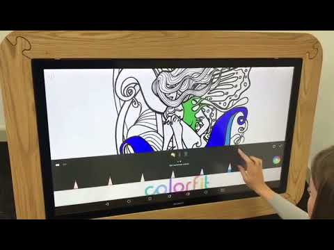 Leemic Interactive Care Home Touch Table - YouTube