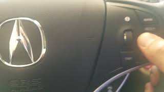 2016 + Acura MDX how to reset the oil service maintenance light.