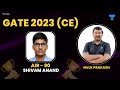 Air 90 gate 2023 civil shivam anand with nvlk prakash sir unacademy gate2023results topper