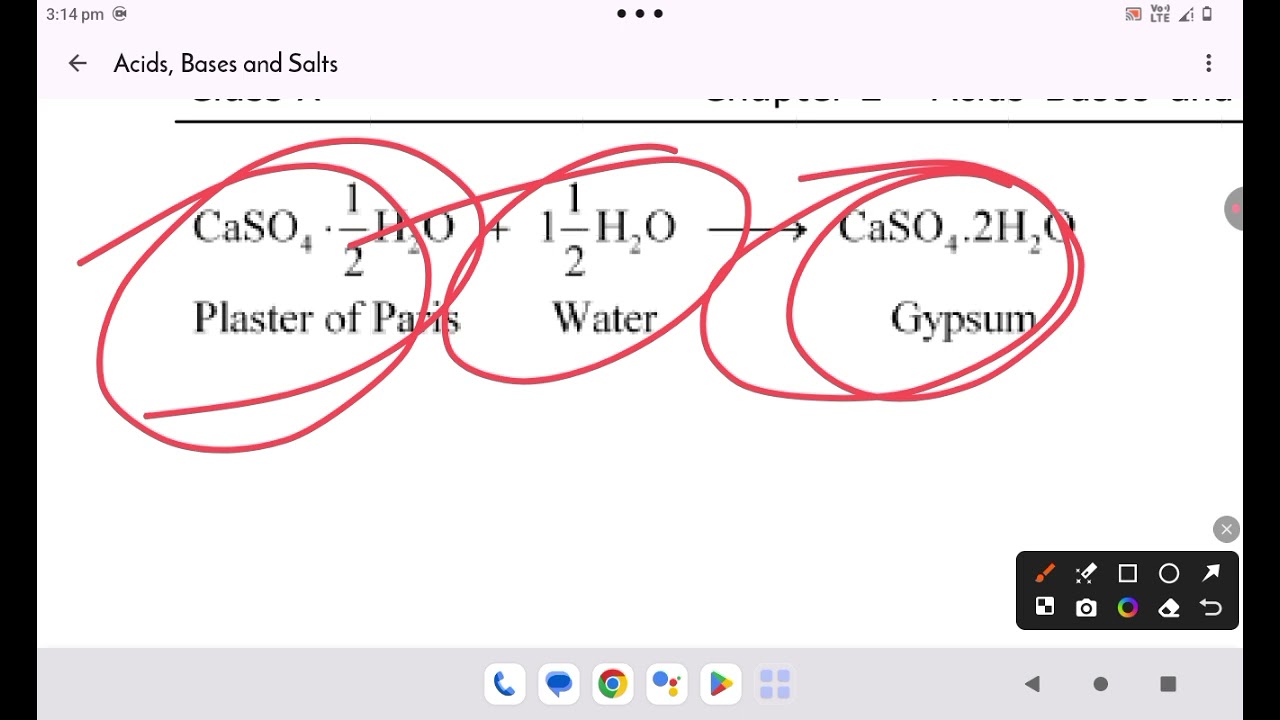 Acid bases salts class 10th NCERT question answers 