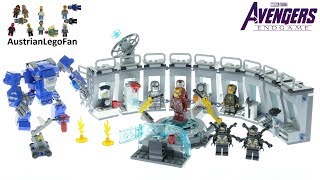 Lego Avengers Endgame 76125 Iron Man Hall of Armor Speed Build