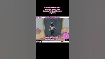 4 Games I recommend if you want Yandere Simulator on phone #apk #yanderesimulator #yandroid
