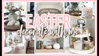 EASTER DECORATE WITH ME 2024 | SPRING KITCHEN DECOR IDEAS