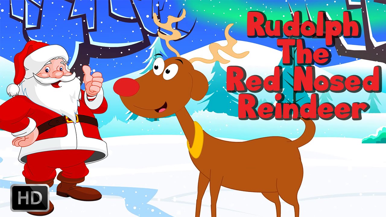 Rudolph The Red Nosed Reindeer Christmas Carols With Lyrics - YouTube
