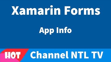 Xamarin.Essentials App Info