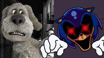 TALKING BEN Evaluates SONIC EXE | FNF Characters | FNF MEME Playground test