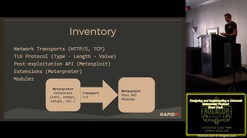 NolaCon 2017 GBD04 Designing and Implementing a Universal Meterpreter Payload Brent Cook
