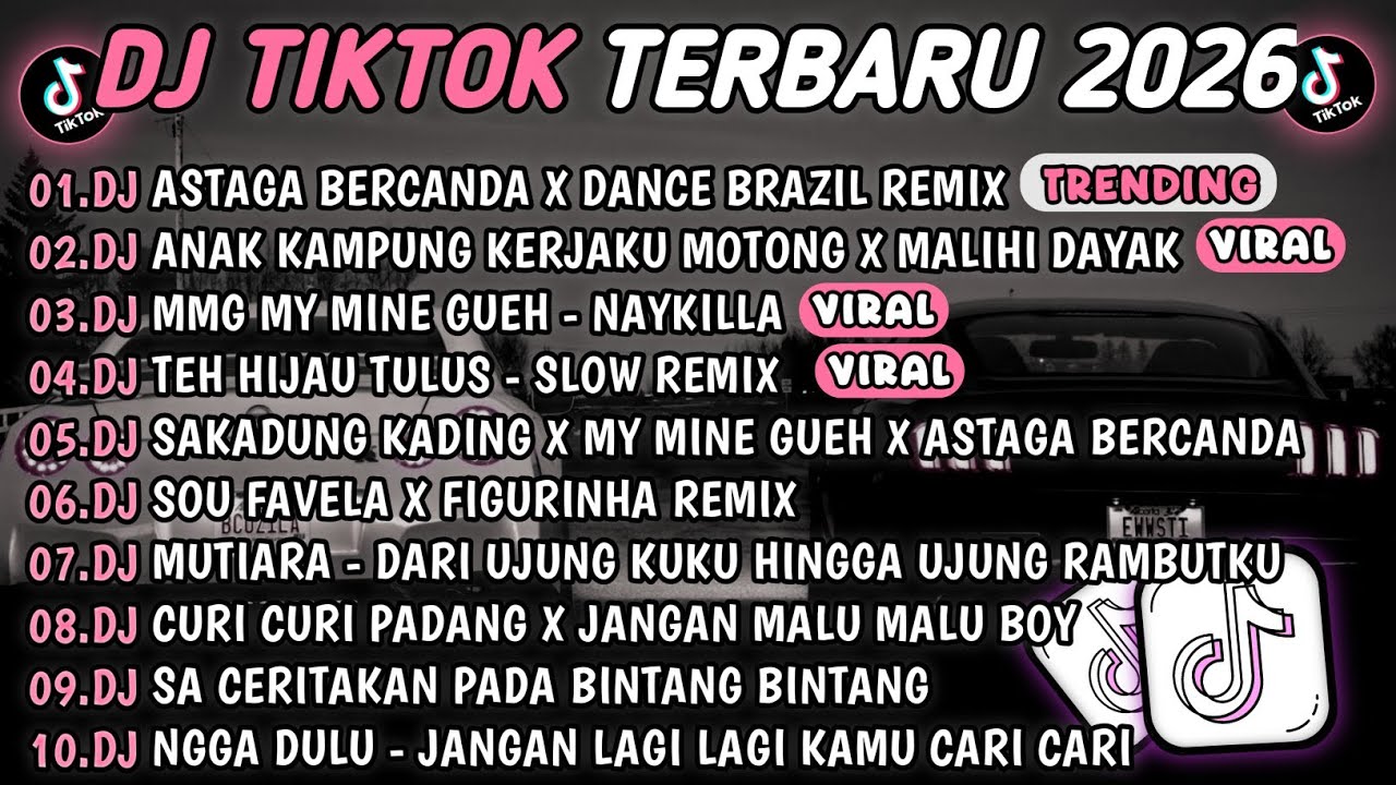 DJ TIKTOK TERBARU 2026🎵DJ ASTAGA BERCANDA X BRAZIL DANCE🎵DJ AKU  ANAK KAMPUNG X MALIHI DAYAK 🔥