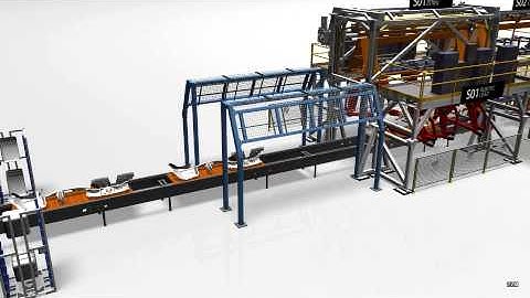 Conveyor 3D Animation