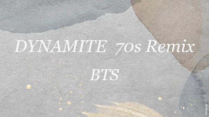BTS - Dynamite 70s Remix (Lyrics)