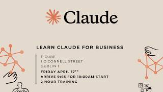 Live In Person AI Workshop: Claude AI For Business