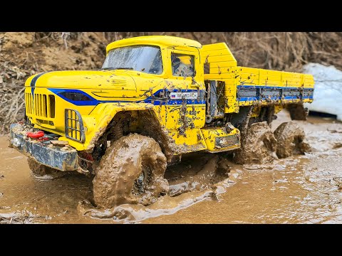 RC Truck ZIL 131 6x6 Axial SCX 10 ii MUD Racing Extreme