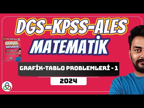 Grafik ve Tablo Problemleri | 1. Video | YKS-DGS-KPSS-ALES Matematik | 2024 |