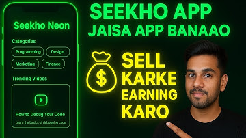 Seekho App Jaisa App Banao | Sell Karke Earning Karo 💰 | AI + HTML Full Tutorial | No Coding Needed🚀
