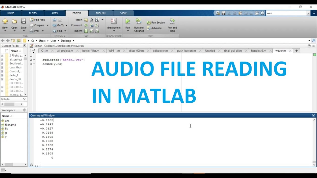 Audioread Matlab