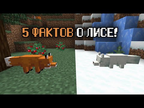 5 ФАКТОВ О ЛИСЕ - Майнкрафт