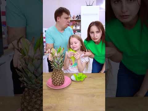OMG Milli hid candies in pineapple 🍍 #shorts Best video #MilliStar