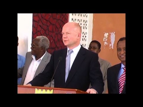 Britain&rsquo;s Hague in landmark Mogadishu visit