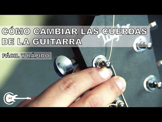 Cómo cambiar Cuerdas Guitarra Eléctrica tipo Gibson - Tutorial Español 