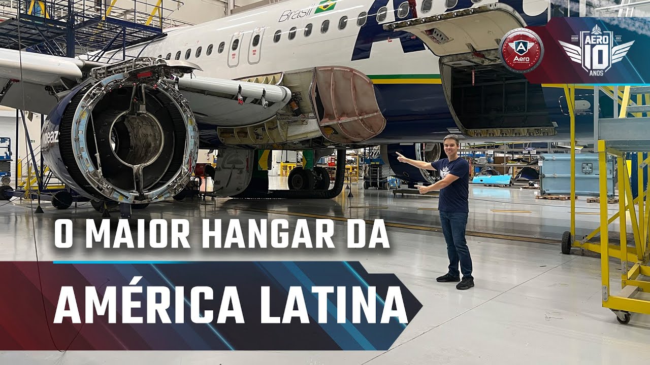 CONHEÇA as OFICINAS da AZUL dentro do MAIOR HANGAR da AMÉRICA LATINA