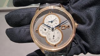 Jaquet-Droz 兩地時間18k金邊框