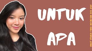 TIARA - UNTUK APA (Maudy Ayunda) Indonesian Idol 2020 (Lirik Video)