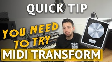 Quick Tip: MIDI Transform Functions in Logic Pro!!