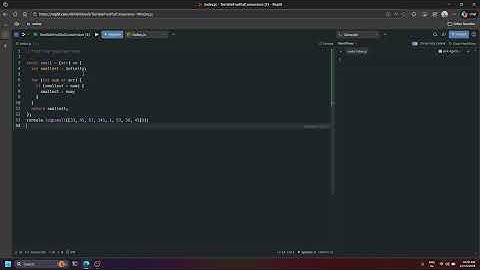 Find the Smallest Number in an Array | JavaScript Coding Interview Question