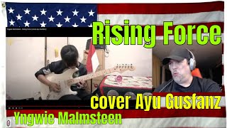 Yngwie Malmsteen - Rising Force (cover Ayu Gusfanz) - REACTION - seriously though - she can play
