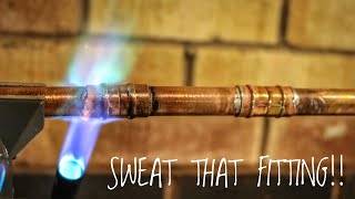 How to SWEAT a copper fitting off | Tutorial