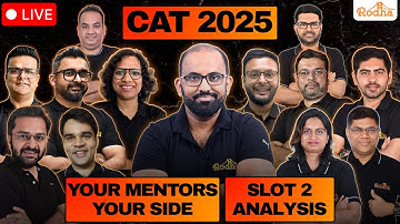 Slot 2 CAT 2025 Paper Discussion with Rodha Mentors